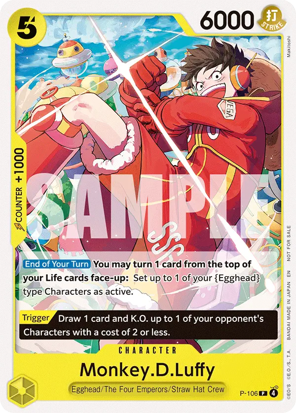Immagine carta Monkey D Luffy