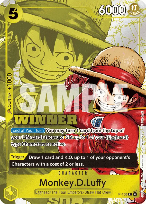 Immagine carta Monkey D Luffy