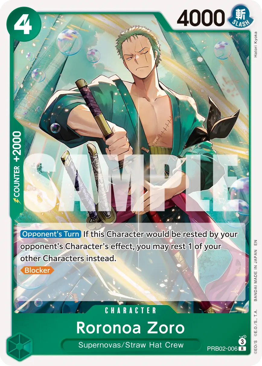 Immagine carta Roronoa Zoro