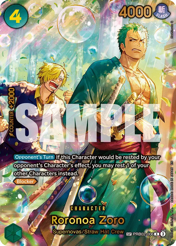 Immagine carta Roronoa Zoro