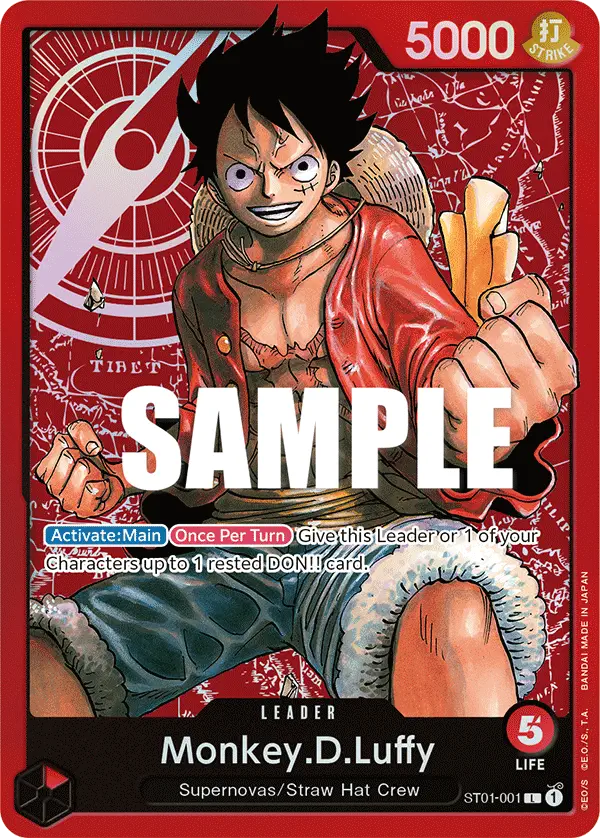 Immagine carta Monkey D Luffy