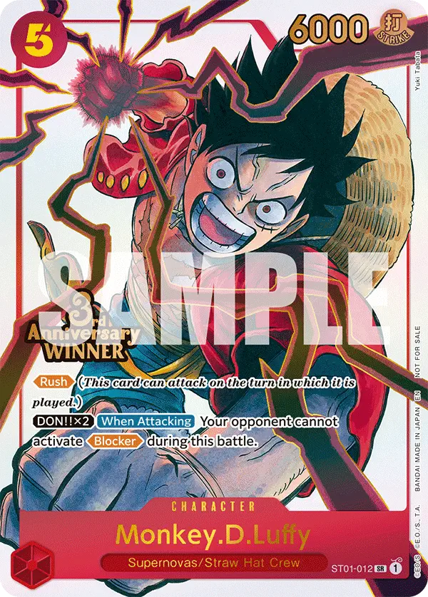 Immagine carta Monkey D Luffy