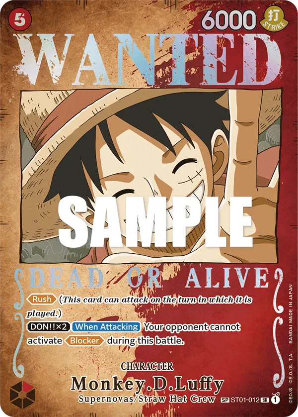 Immagine carta Monkey D Luffy