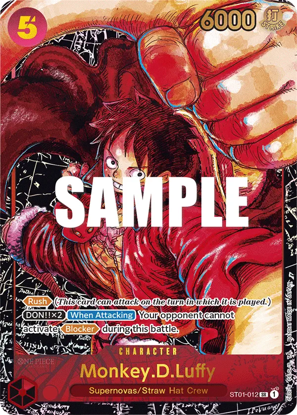 Immagine carta Monkey D Luffy