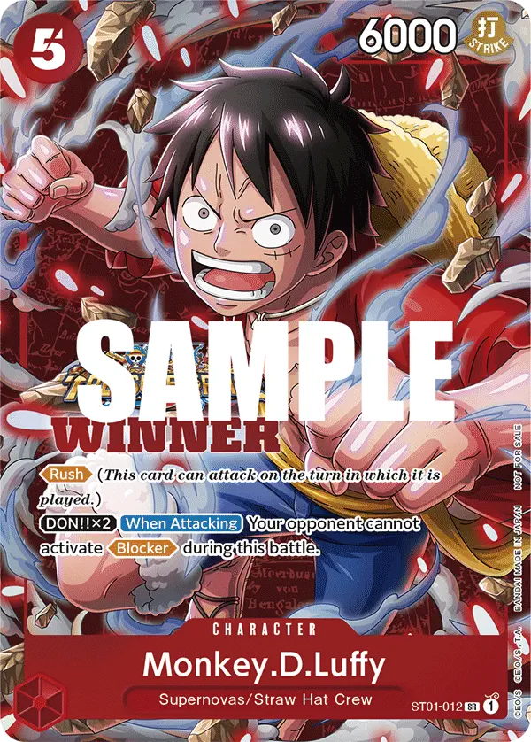 Immagine carta Monkey D Luffy
