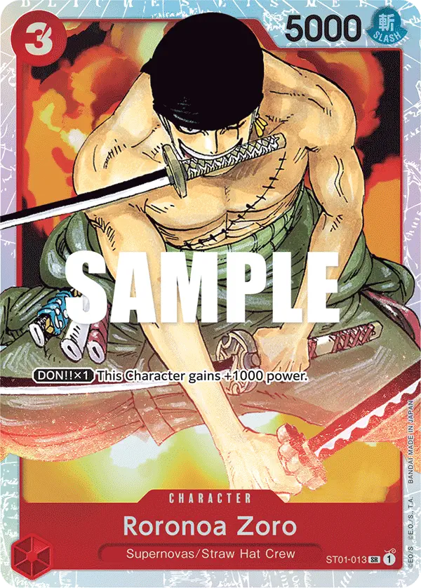 Immagine carta Roronoa Zoro