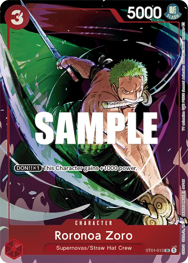 Immagine carta Roronoa Zoro