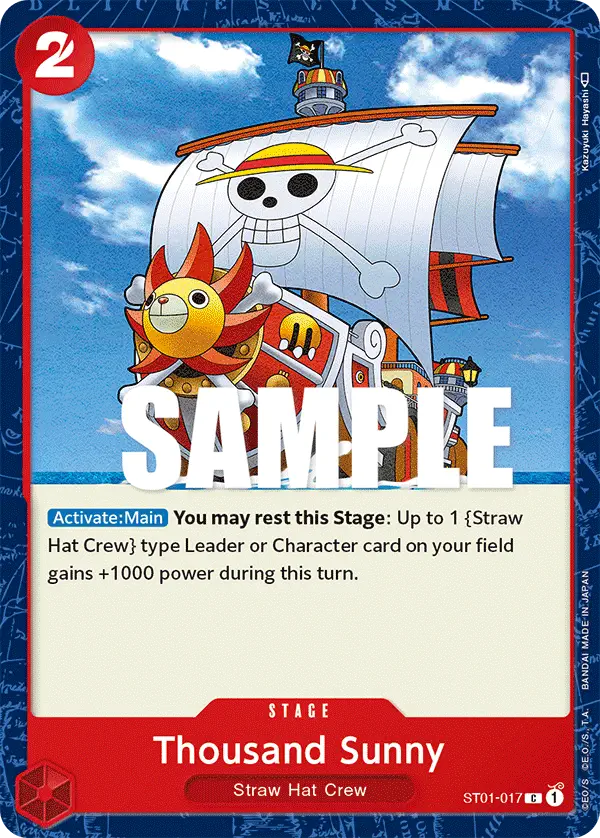 Immagine carta Thousand Sunny