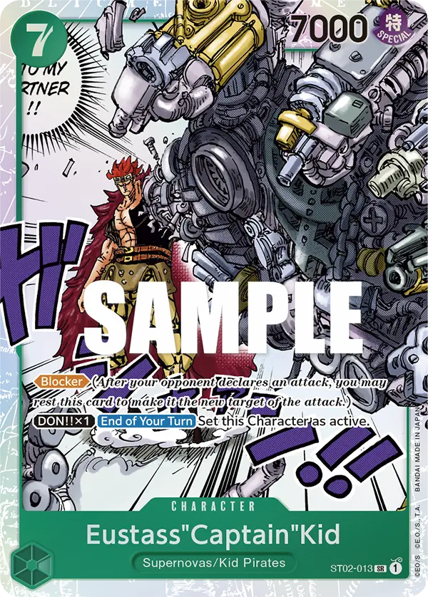 Immagine carta Eustass "captain" Kid
