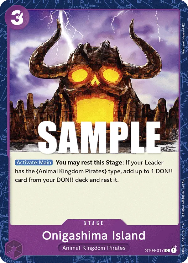 Immagine carta Onigashima Island