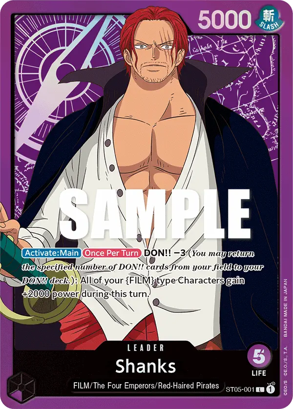Immagine carta Shanks