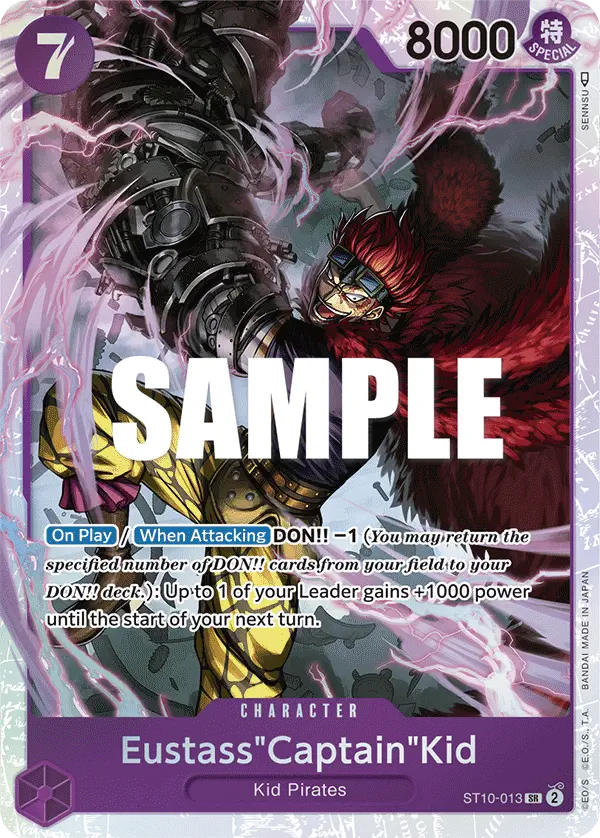 Immagine carta Eustass "captain" Kid