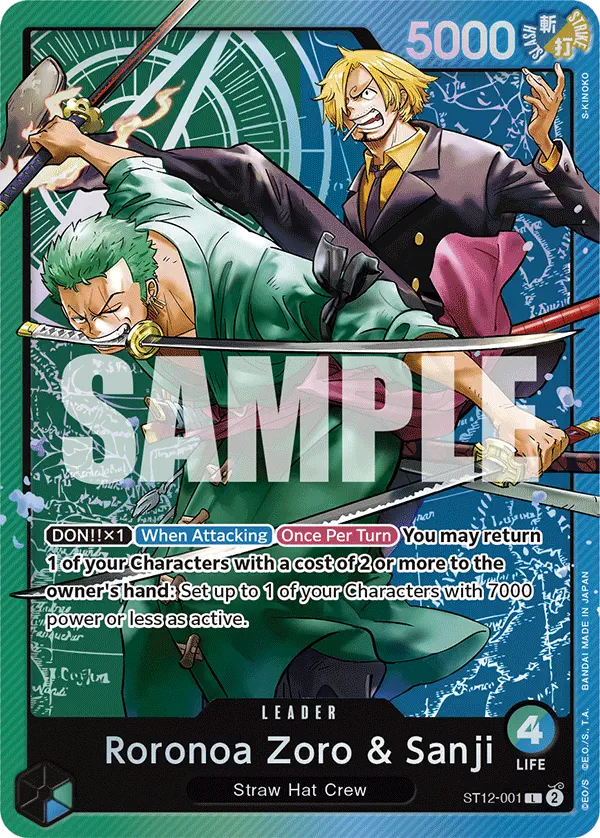 Immagine carta Roronoa Zoro & Sanji
