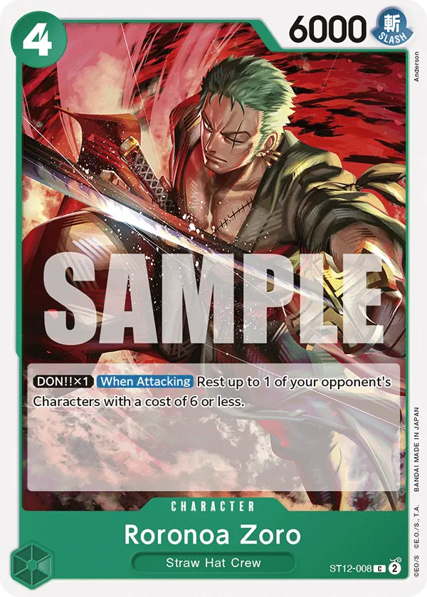 Immagine carta Roronoa Zoro