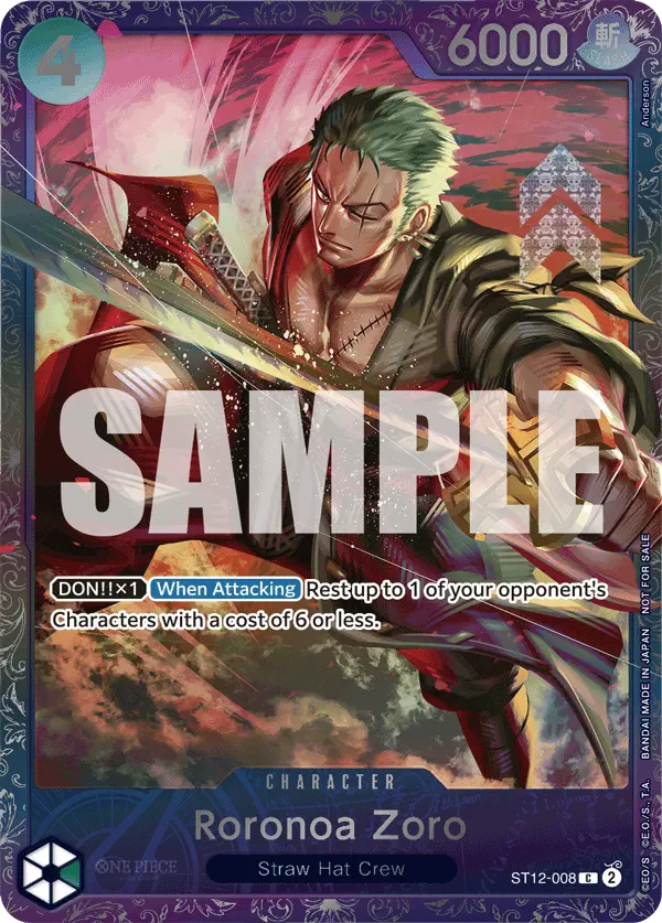 Immagine carta Roronoa Zoro