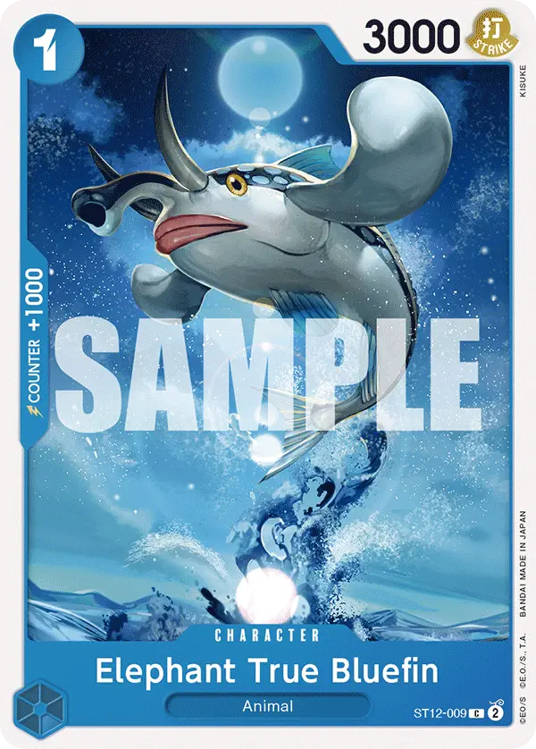 Immagine carta Elephant True Bluefin