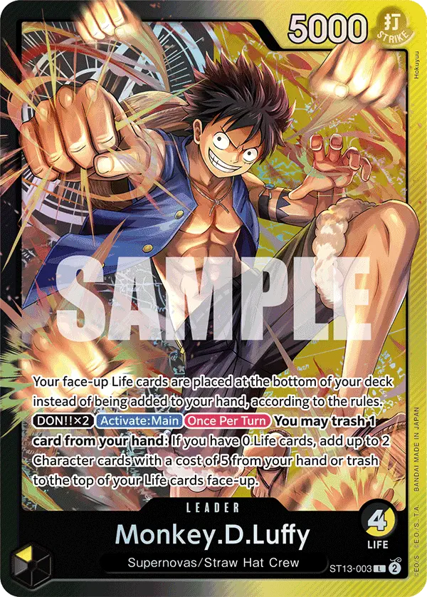 Immagine carta Monkey D Luffy