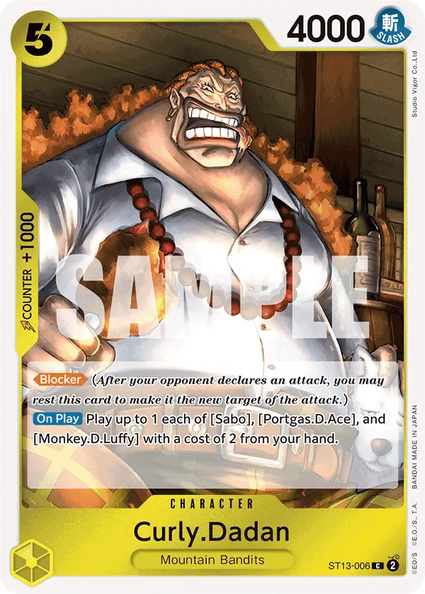 Immagine carta Curly Dadan