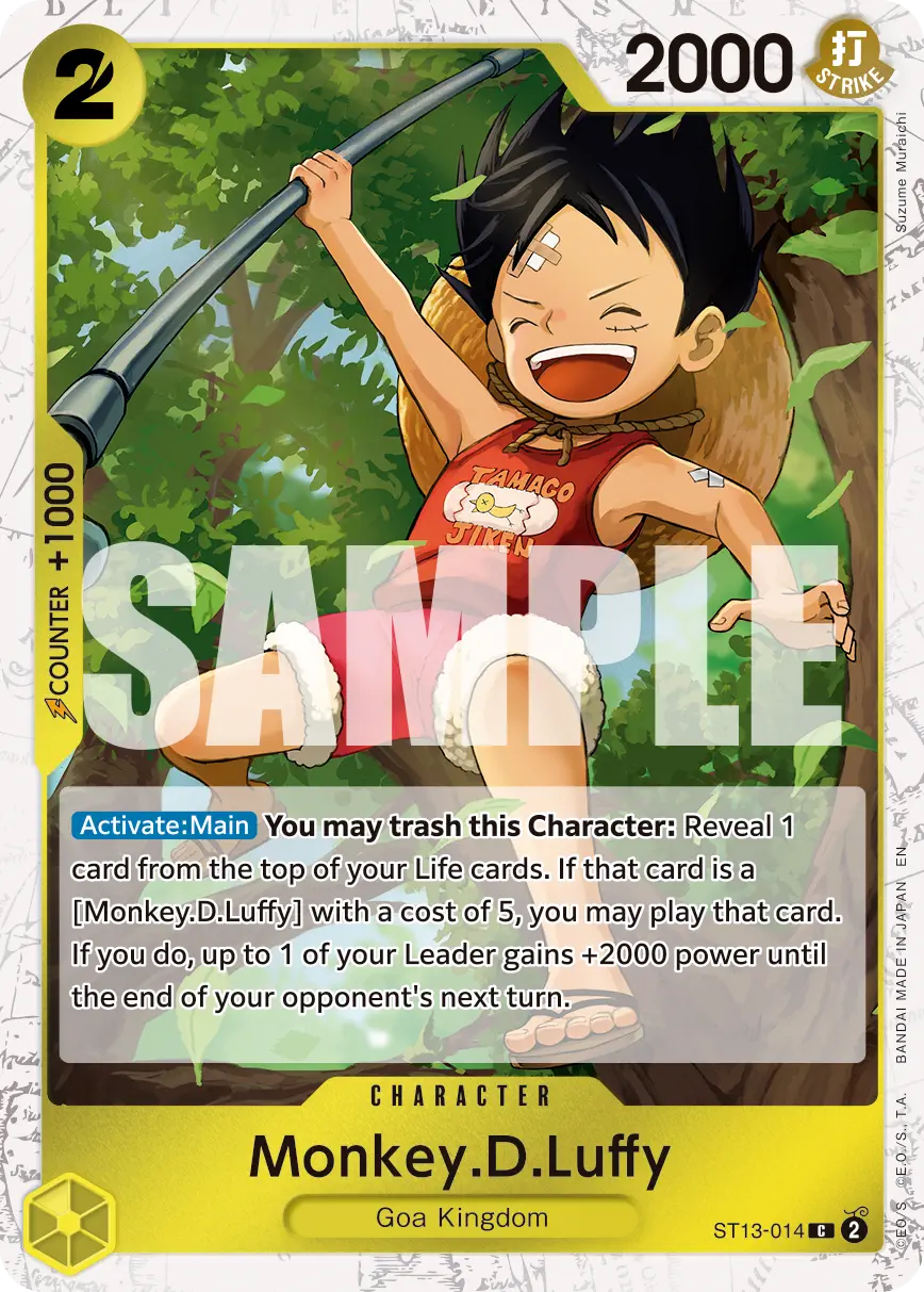 Immagine carta Monkey D Luffy