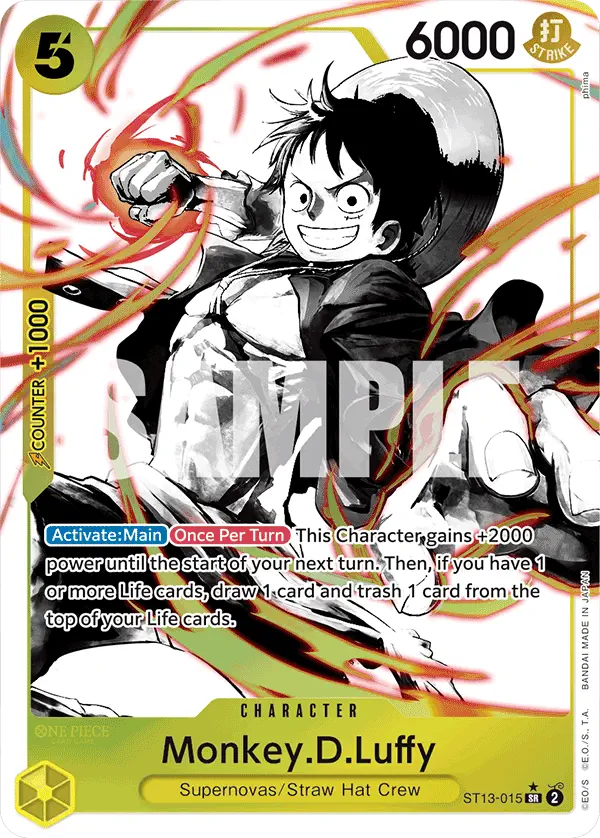 Immagine carta Monkey D Luffy