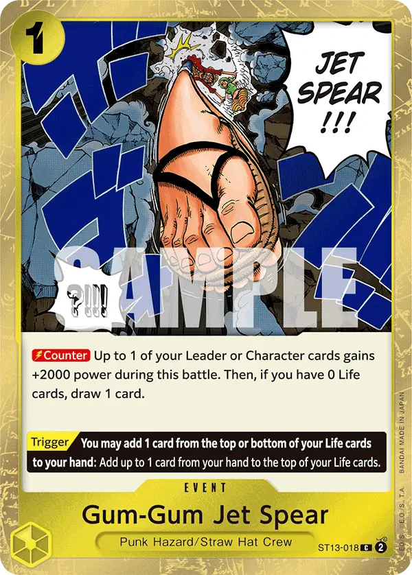 Immagine carta Gum-gum Jet Spear