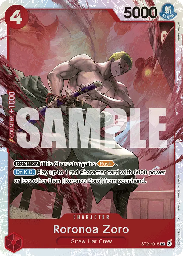 Immagine carta Roronoa Zoro