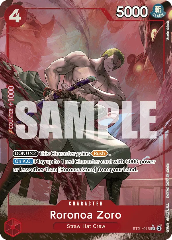 Immagine carta Roronoa Zoro