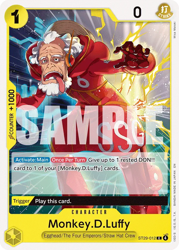 Immagine carta Monkey D Luffy