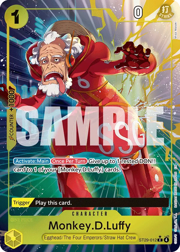 Immagine carta Monkey D Luffy