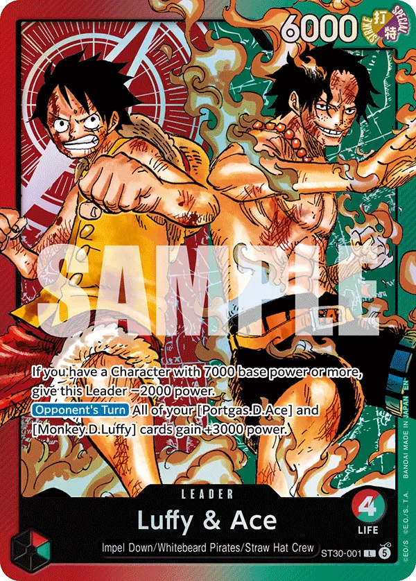 Immagine carta Luffy & Ace