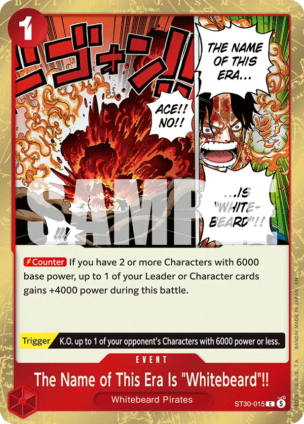 Immagine carta The Name Of This Era Is "whitebeard"!!