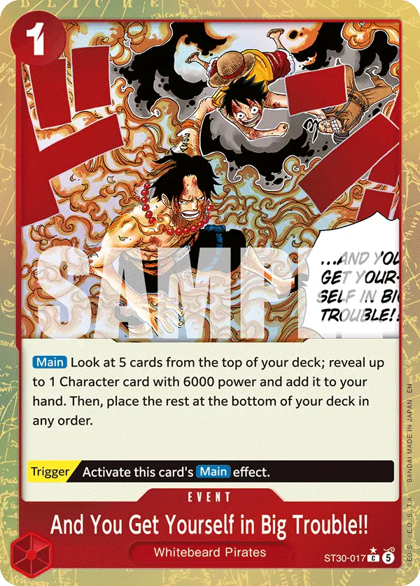 Immagine carta And You Get Yourself In Big Trouble!!