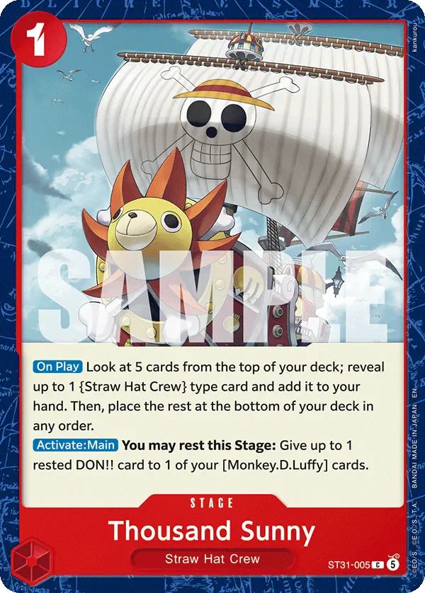 Immagine carta Thousand Sunny