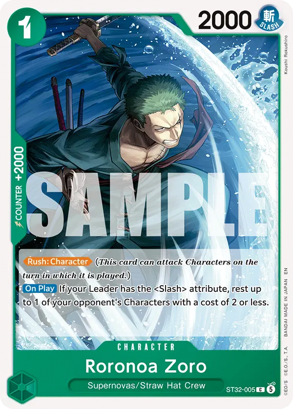 Immagine carta Roronoa Zoro